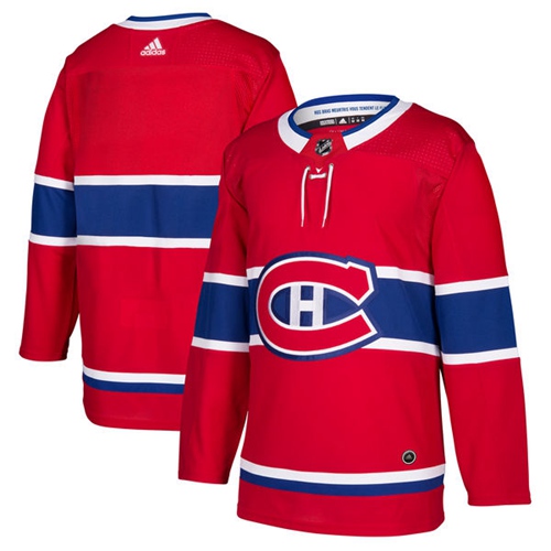Adidas Montreal Canadiens Blank Red Home Authentic Stitched Youth NHL Jersey->youth nhl jersey->Youth Jersey
